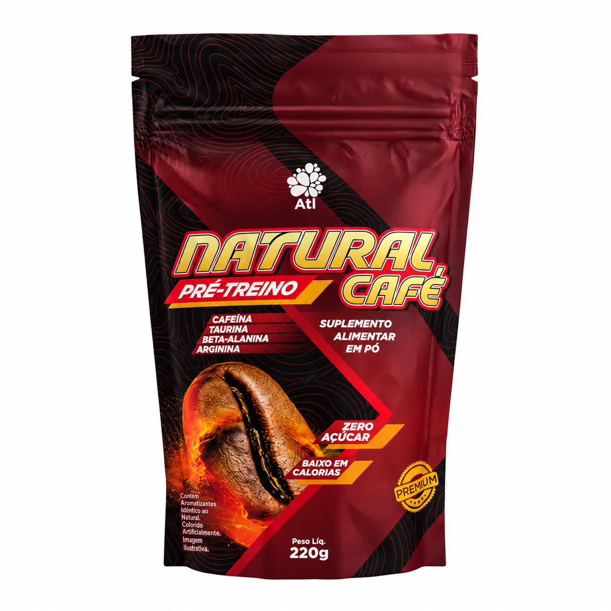 Atlantica Natural Natural Café Fibras - 220G